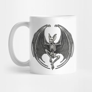 Vampire Bat Skeleton Mug
